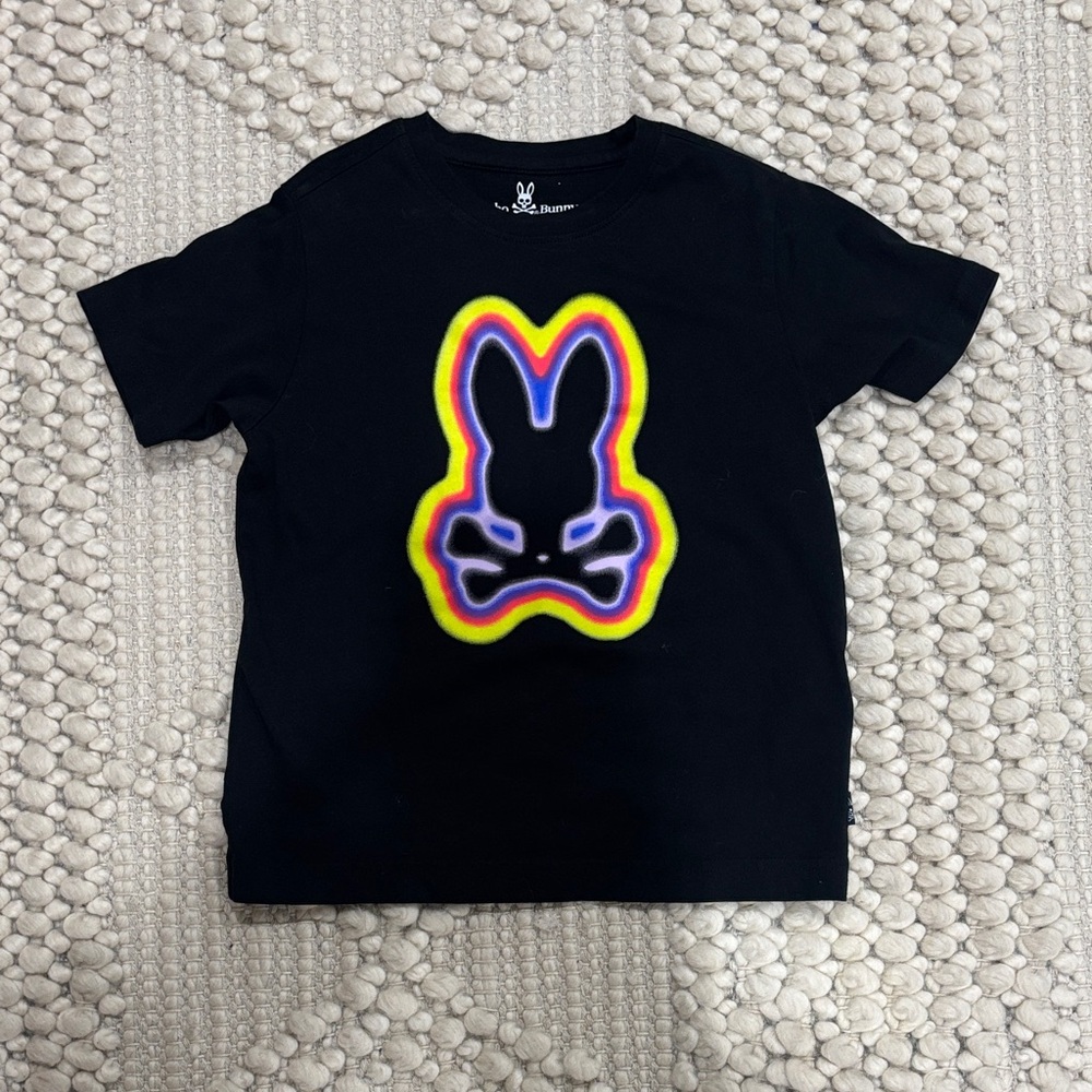 Psycho Bunny Black Kids T-Shirt 7/8